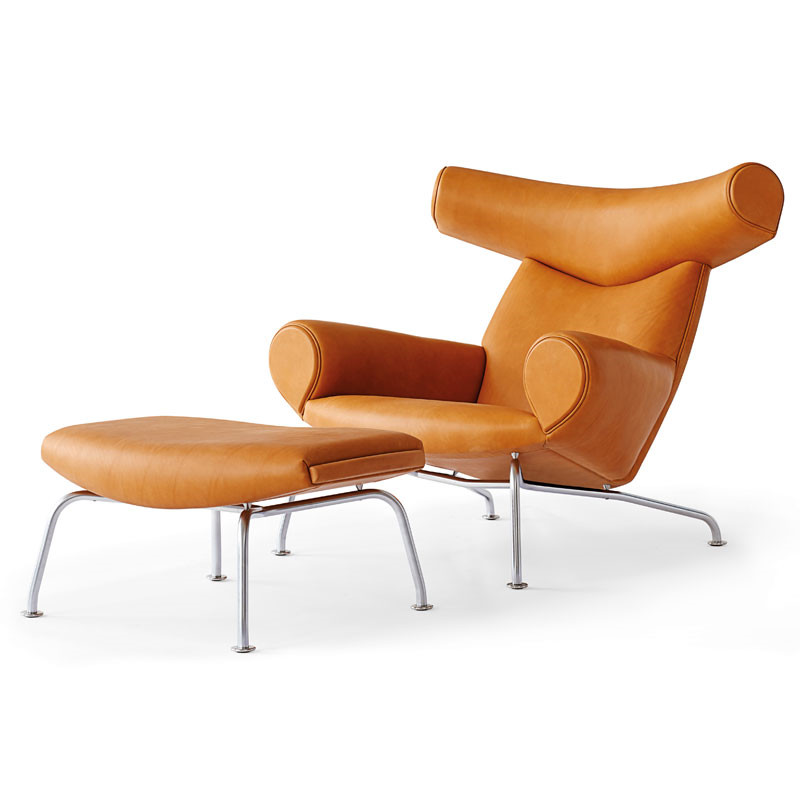 Erik Jørgensen Erik Jørgensen Ej 100-F Oxchair Skammel Designermøbler Til Hele Hjemmet
