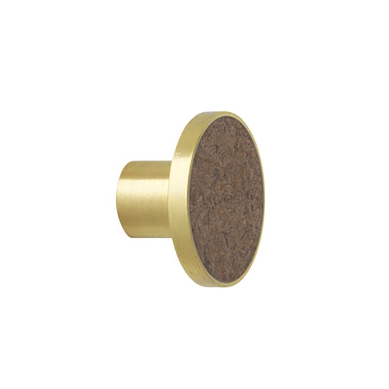 Ferm Living Ferm Living Stone Hook Brown Marble Large Dekorativ Opbevaring