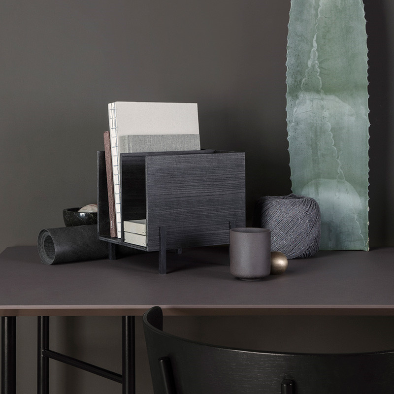 Ferm Living Ferm Living Paper Organizer Stained Black Nyheder Til Boligindretning