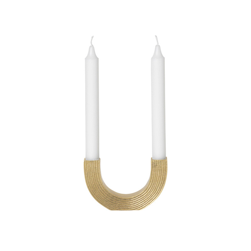 Ferm Living Ferm Living Arch Candle Holder Brass Gaveideer Til Enhver Anledning Ferm Living Ferm Living Arch Candle Holder Brass Gaveideer Til Enhver Anledning