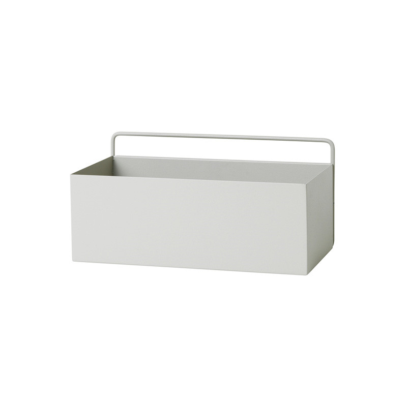 Ferm Living Wall Box Light Grey Rectangle Dekoration Til Hjemmet