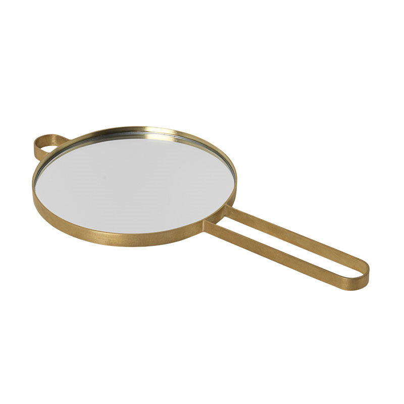 Ferm Living Poise Hand Mirror Brass Gaveideer Til Enhver Anledning