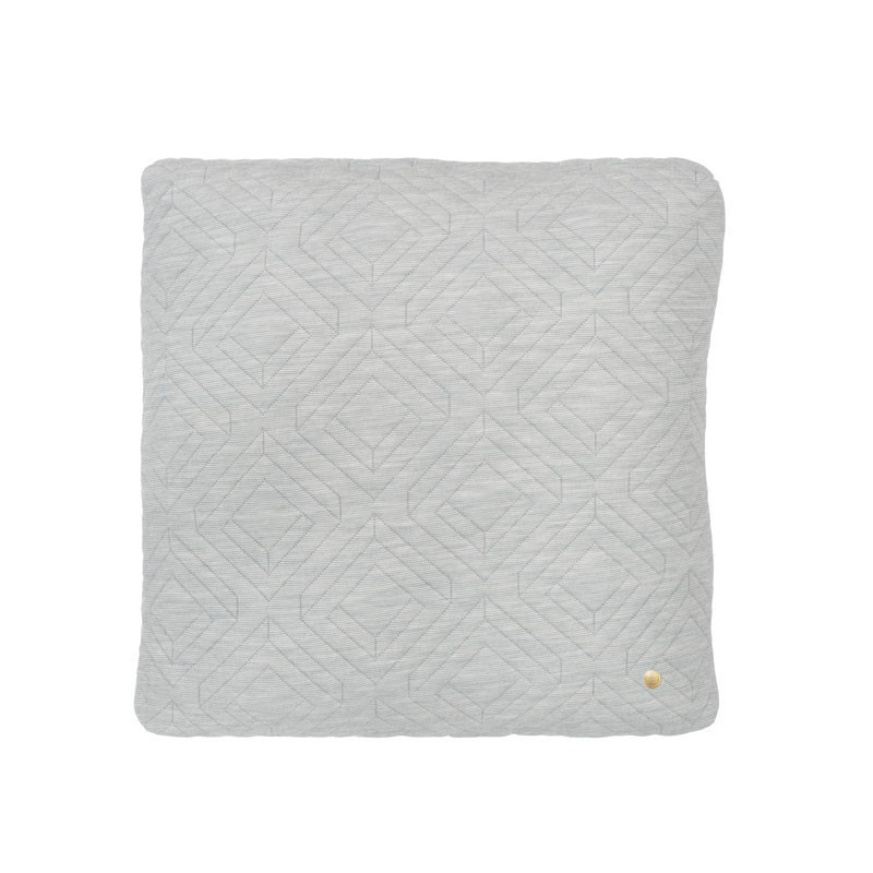 Ferm Living Ferm Living Quilt Cushion Light Grey 45 X 45 Gaveideer Til Enhver Anledning Ferm Living Ferm Living Quilt Cushion Light Grey 45 X 45 Gaveideer Til Enhver Anledning