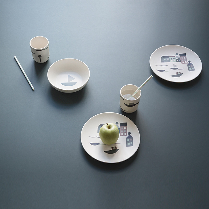 Ferm Living Seaside Bamboo Dinner Set