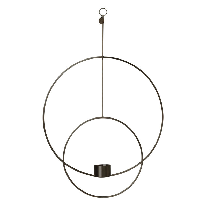 Ferm Living Ferm Living Hanging Tealight Deco Circular Black Nyheder Til Boligindretning