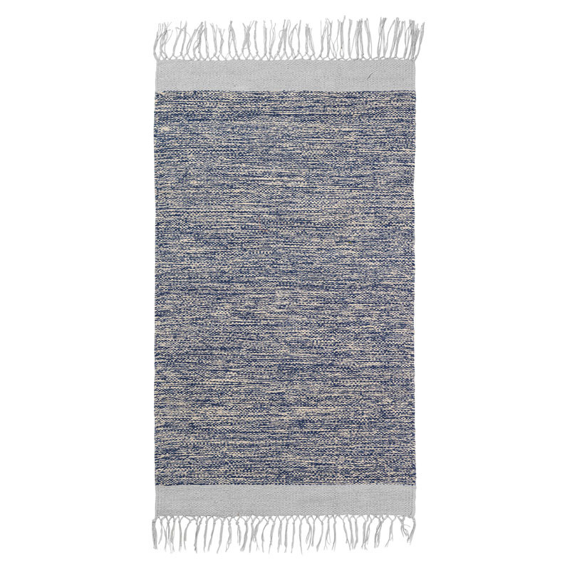 Ferm Living Ferm Living Melange Rug Blue Bløde Tekstiler Til Hele Hjemmet