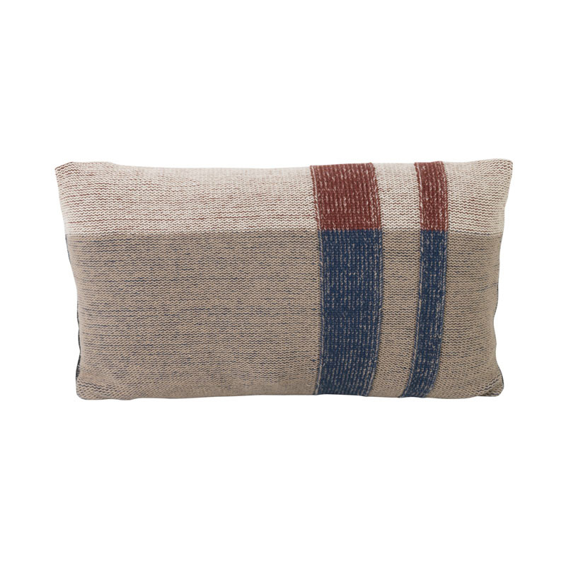 Ferm Living Medley Knit Pude Mørkeblå Small