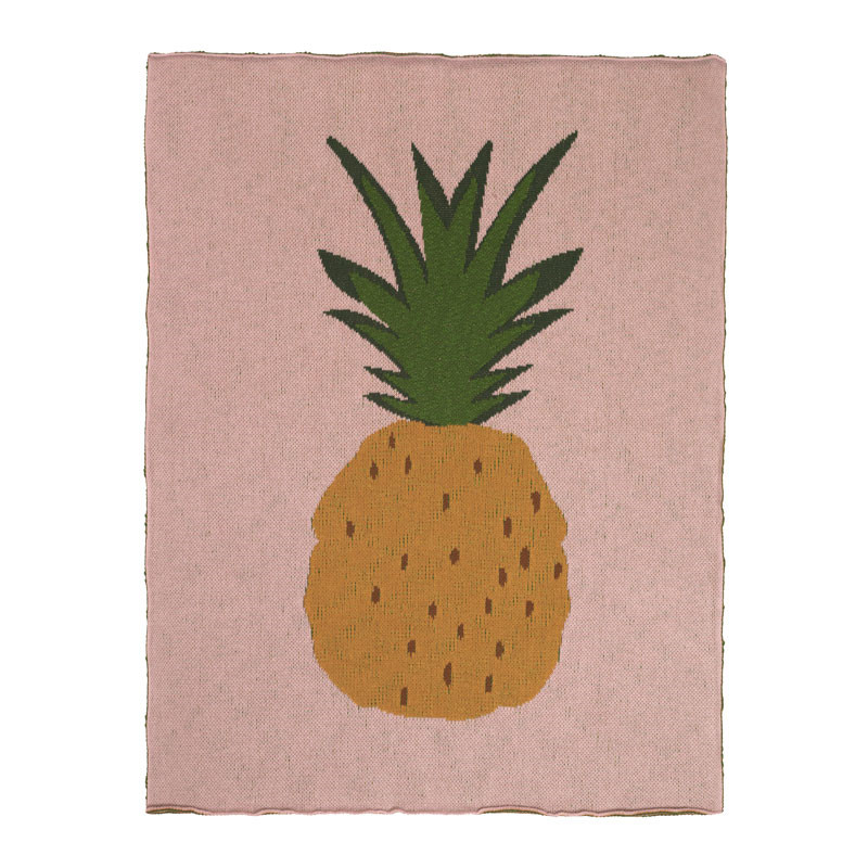 Ferm Living Fruiticana Pineapple Blanket