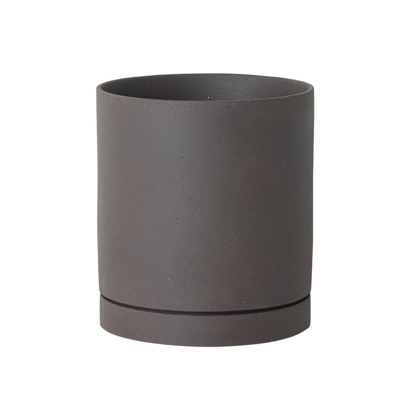 Ferm Living Sekki Pot Charcoal Large