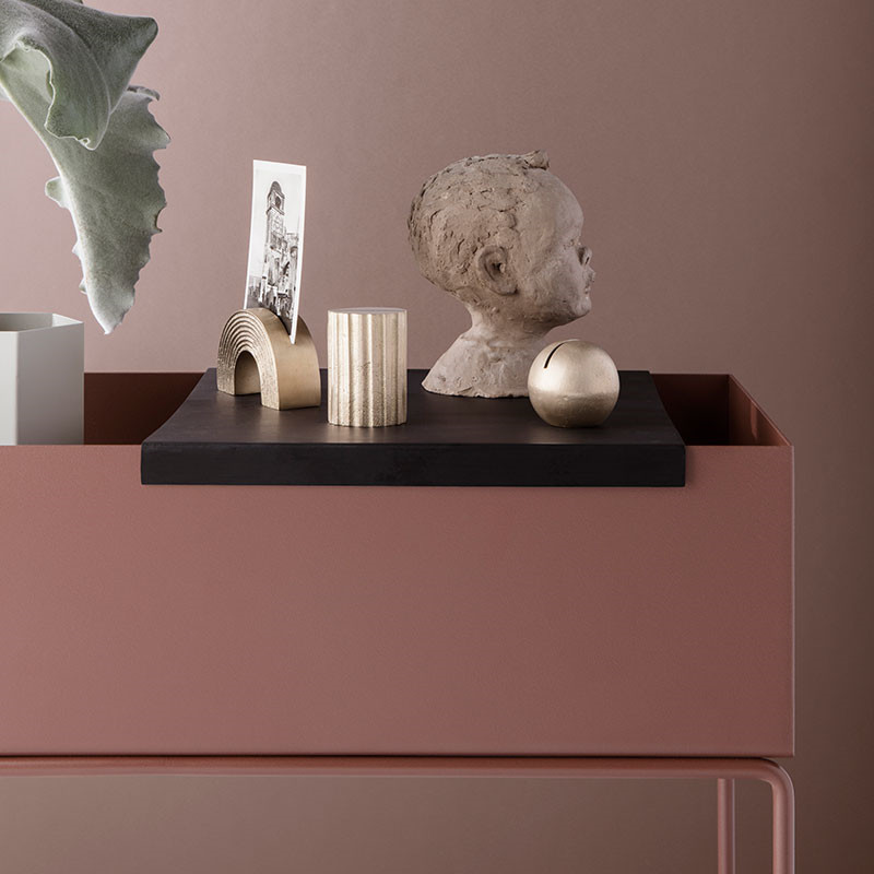 Ferm Living Tray Black Brass