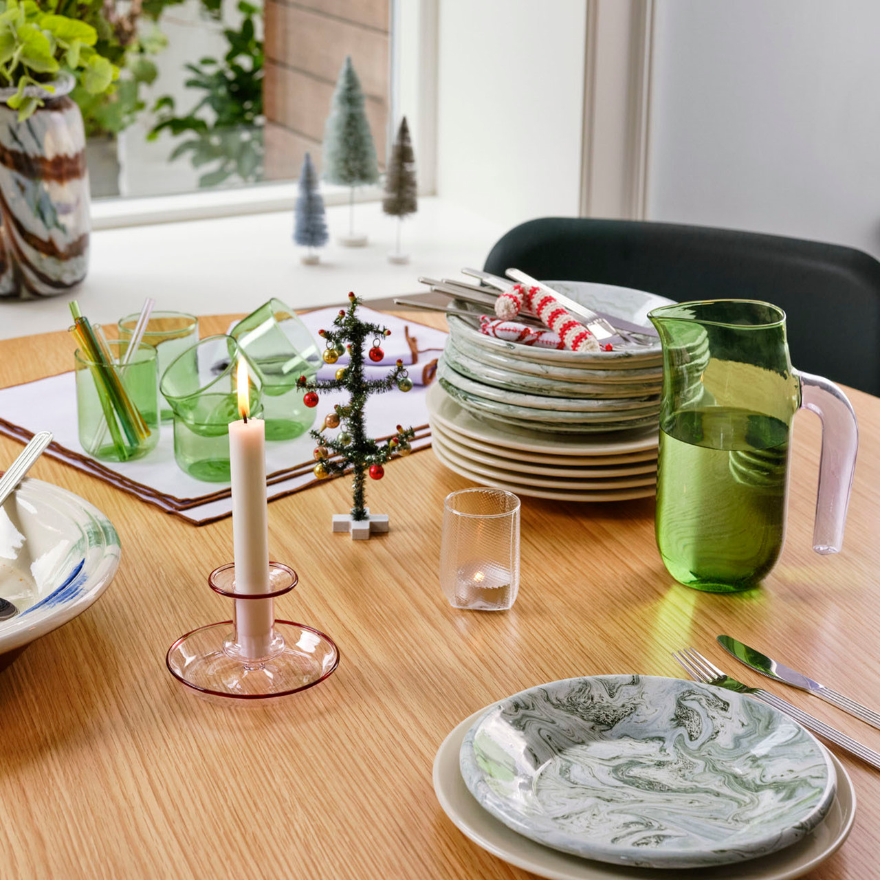 acceptere gennembore medley HAY Flare Candleholder Pink - Livingshop.dk