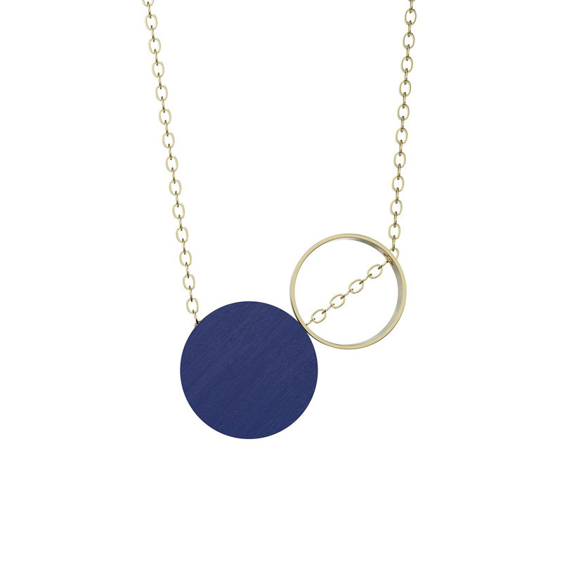 Grundled Komparativ Necklace Royal Blue
