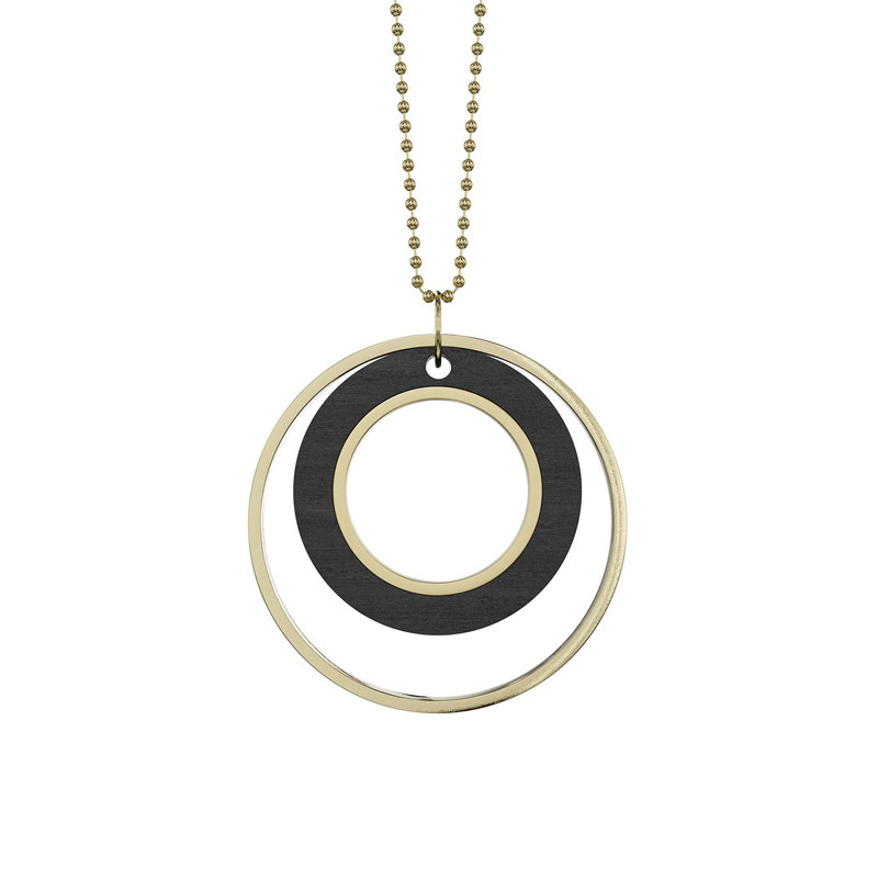 Grundled Grundled Tempus Necklace Black Skønne Livsstilsprodukter