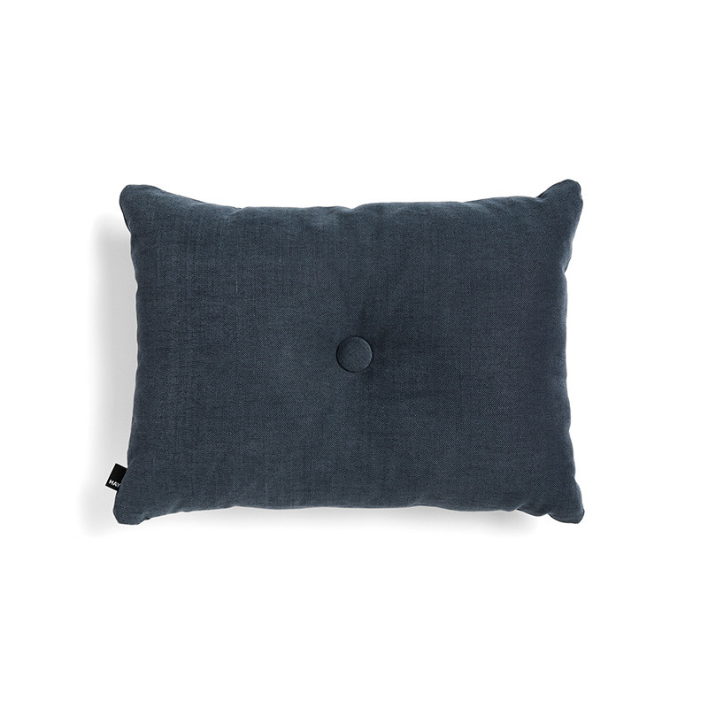 Hay Hay Dot Cushion Tint 1 Dot Midnight Blue Bløde Tekstiler Til Hele Hjemmet