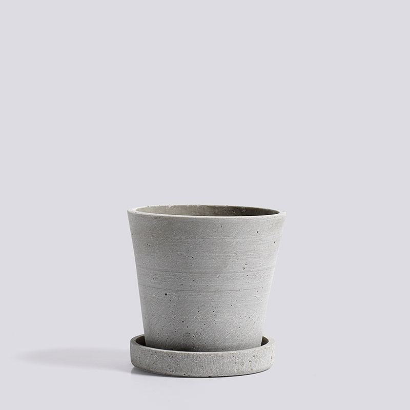 Hay Flowerpot With Saucer S Grey Gaveideer Til Enhver Anledning