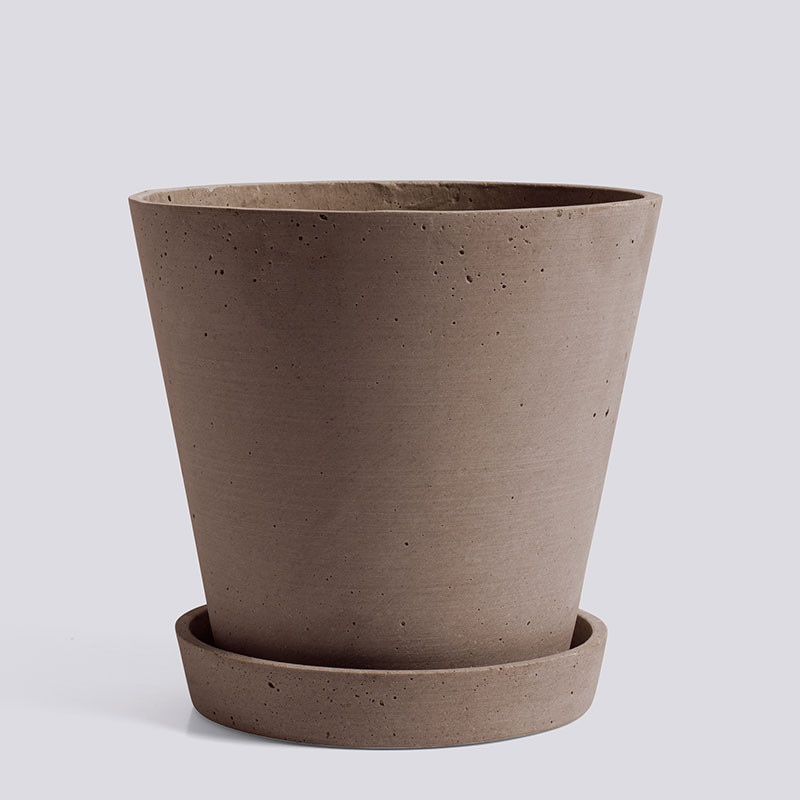 Hay Hay Flowerpot With Saucer Xl Terracotta Dekoration Til Hjemmet