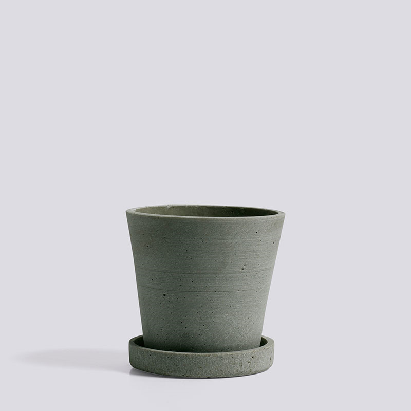 Hay Flowerpot With Saucer S Green Dekoration Til Hjemmet