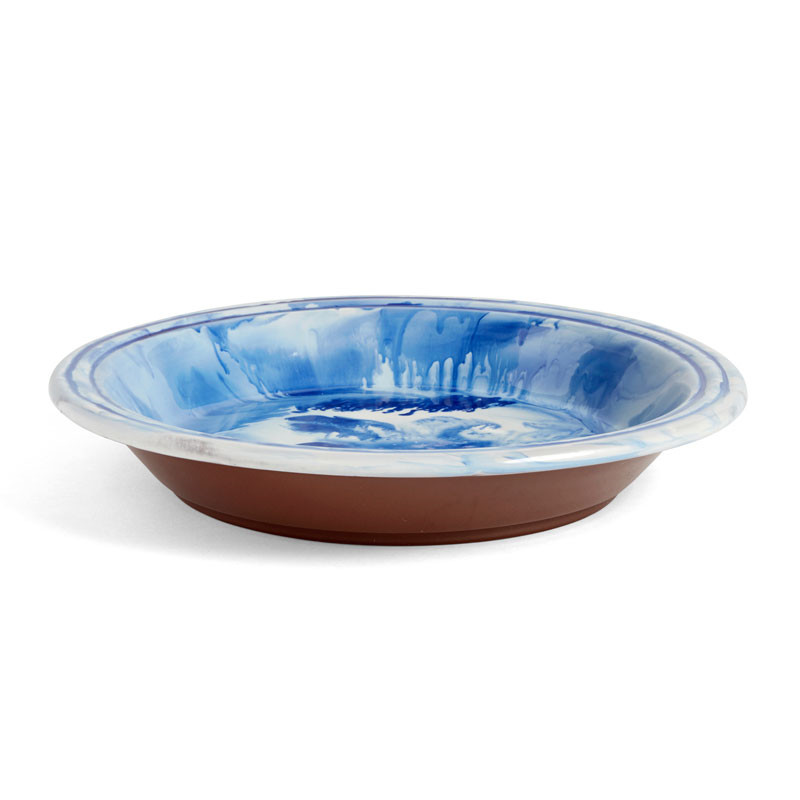 Hay Swirl Bowl Blue