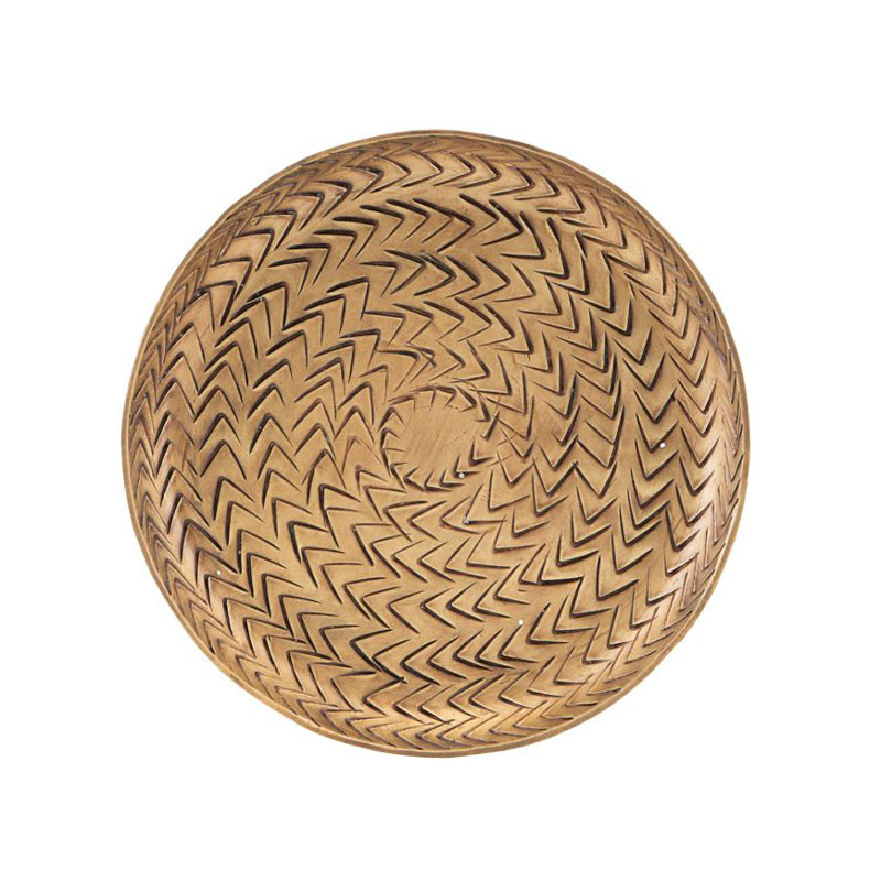 House Doctor House Doctor Rattan Tray Brass Finish Dekoration Til Hjemmet