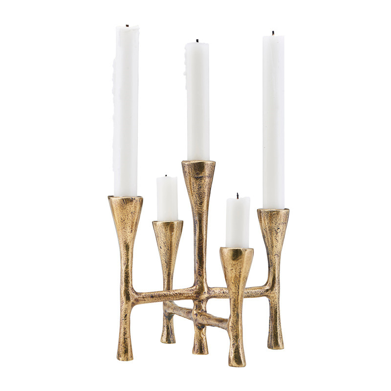 House Doctor House Doctor Tristy Candle Stand Brass Finish Nyheder Til Boligindretning