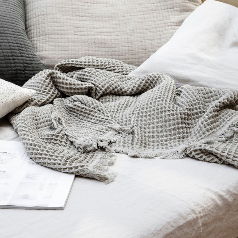 House Doctor Plaid Light Grey