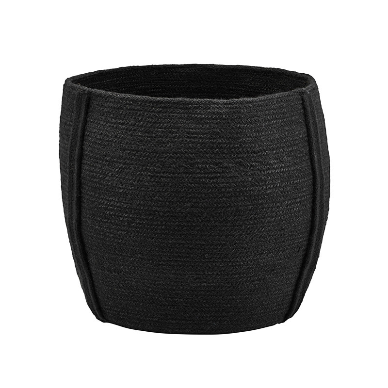 House Doctor Drum Basket Black Nyheder Til Boligindretning