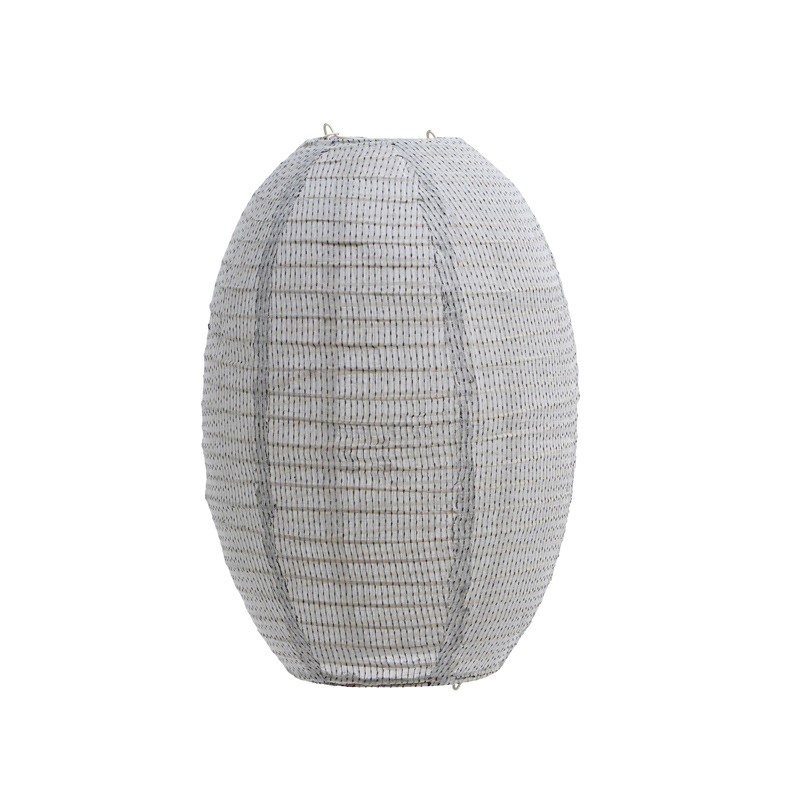 House Doctor Stitch Lampshade Light Grey H 40 Cm