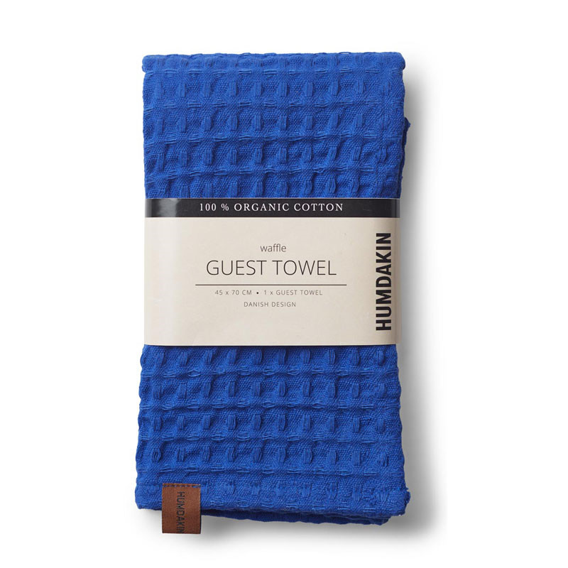 Humdakin Humdakin Waffle Guest Towel Blue Cloud Bløde Tekstiler Til Hele Hjemmet
