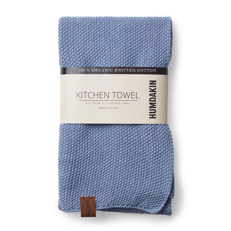 Humdakin Humdakin Knitted Kitchen Tea Towel Light Blue Black Friday