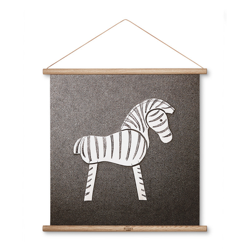 Kay Bojesen Kay Bojesen Zebra Illustration 40 X 40 Black Friday