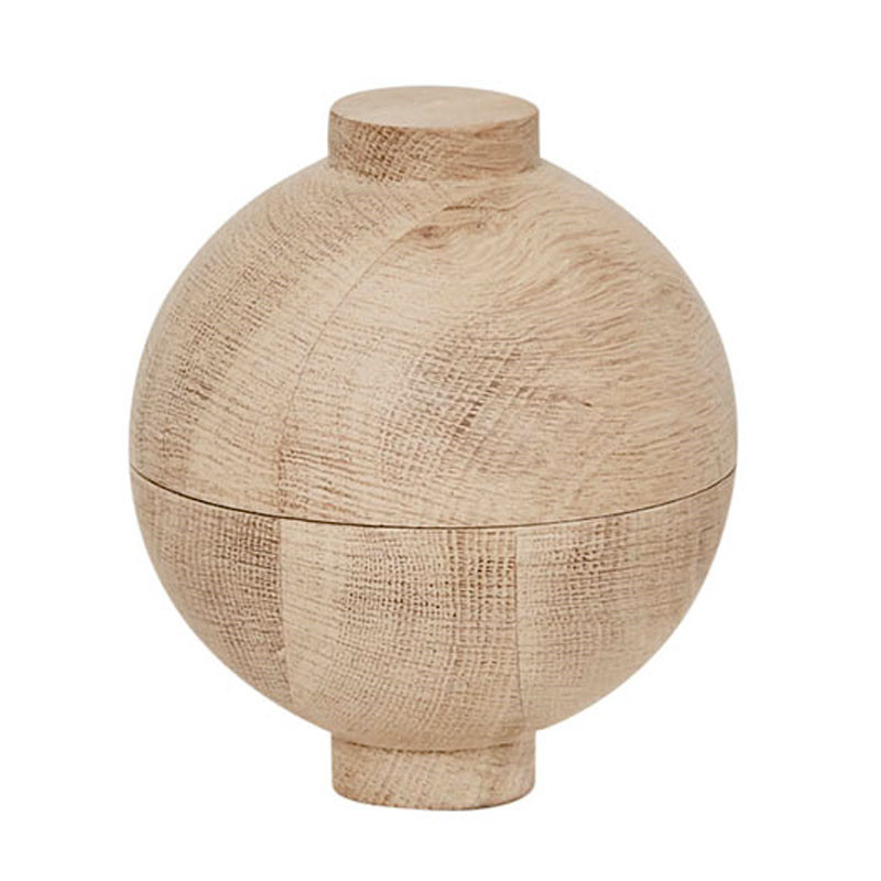 Kristina Dam Wooden Sphere Bowl Oak Gaveideer Til Enhver Anledning