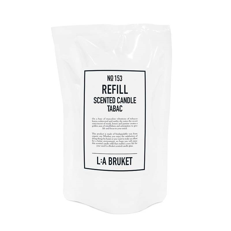 L:A Bruket Refill Scented Candle Tabac
