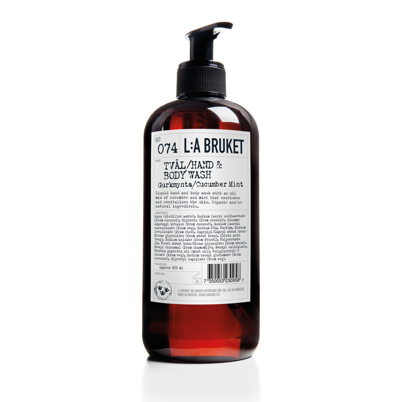 L:A Bruket Liquid Soap Cucumber & Mint