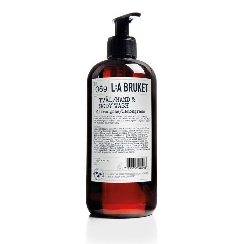 L:A Bruket Liquid Soap Lemongrass