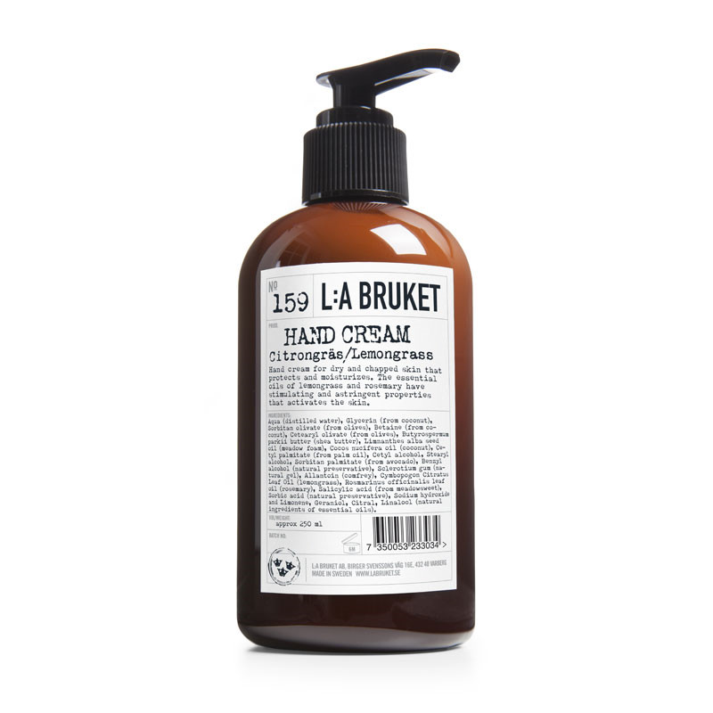 L:A Bruket L:A Bruket Handcreme Lemongrass 250 Ml Gaveideer Til Enhver Anledning
