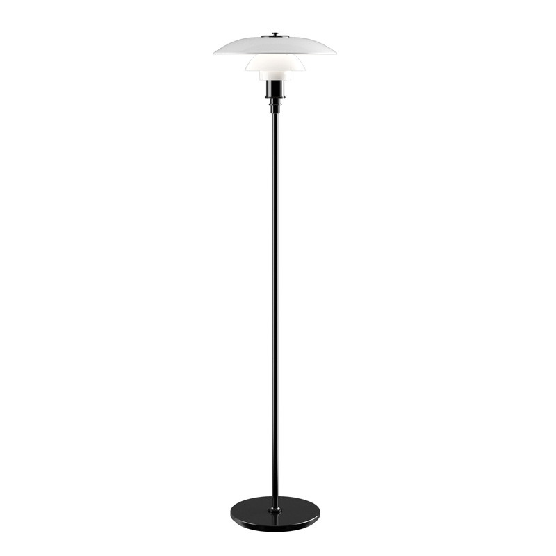Louis Poulsen Ph 3½-2½ Glas Gulv Designerlamper I Høj Kvalitet