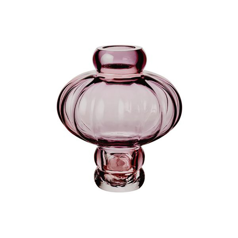 Louise Roe Balloon Vase 02 Burgundy Nyheder Til Boligindretning