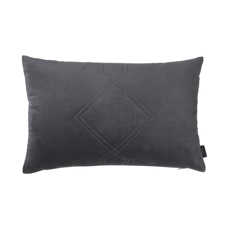 Louise Roe Diamond Quiltet Cushion Grey Gaveideer Til Enhver Anledning