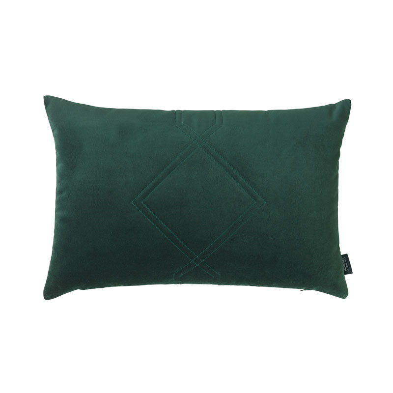 Louise Roe Diamond Quiltet Cushion Green Gaveideer Til Enhver Anledning