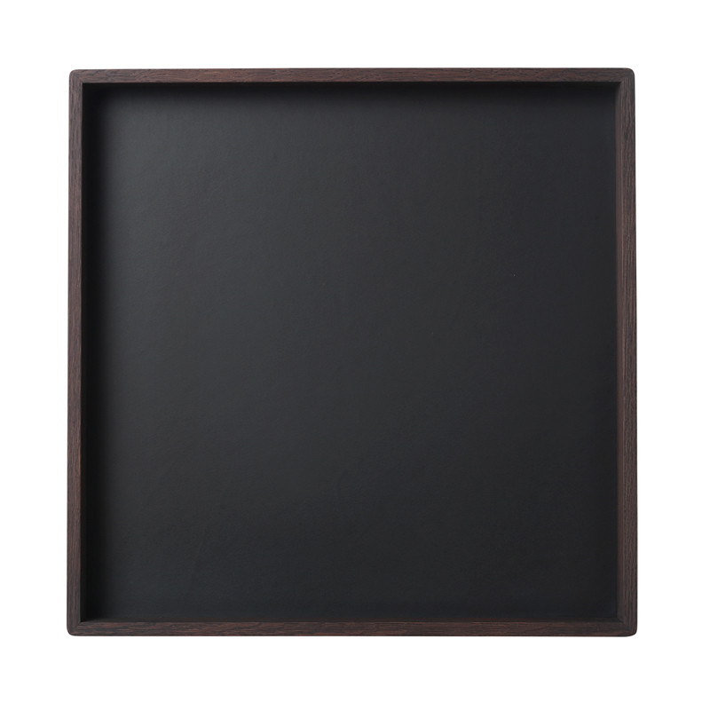 Louise Roe Smoked Oak Black Linoleum Tray Stor Gaveideer Til Enhver Anledning