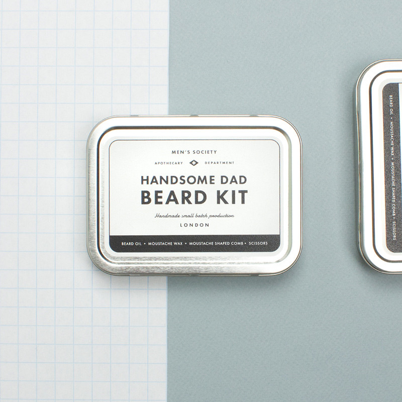Men'S Society Men'S Society Handsome Dad Beard Kit Gaveideer Til Enhver Anledning