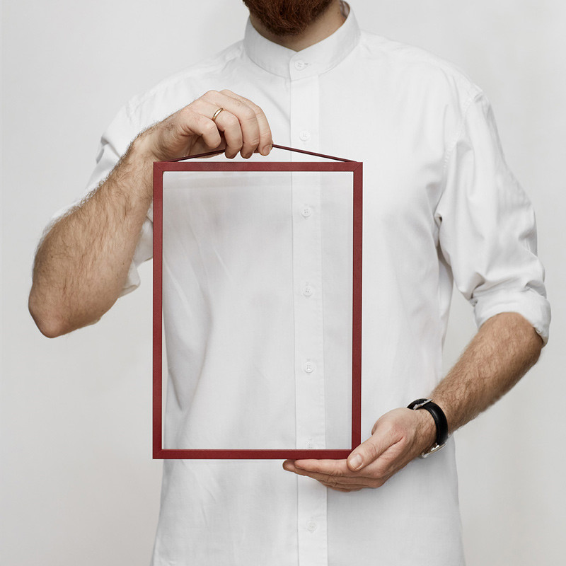 Moebe Moebe Deep Red Frame A4 Nyheder Til Boligindretning