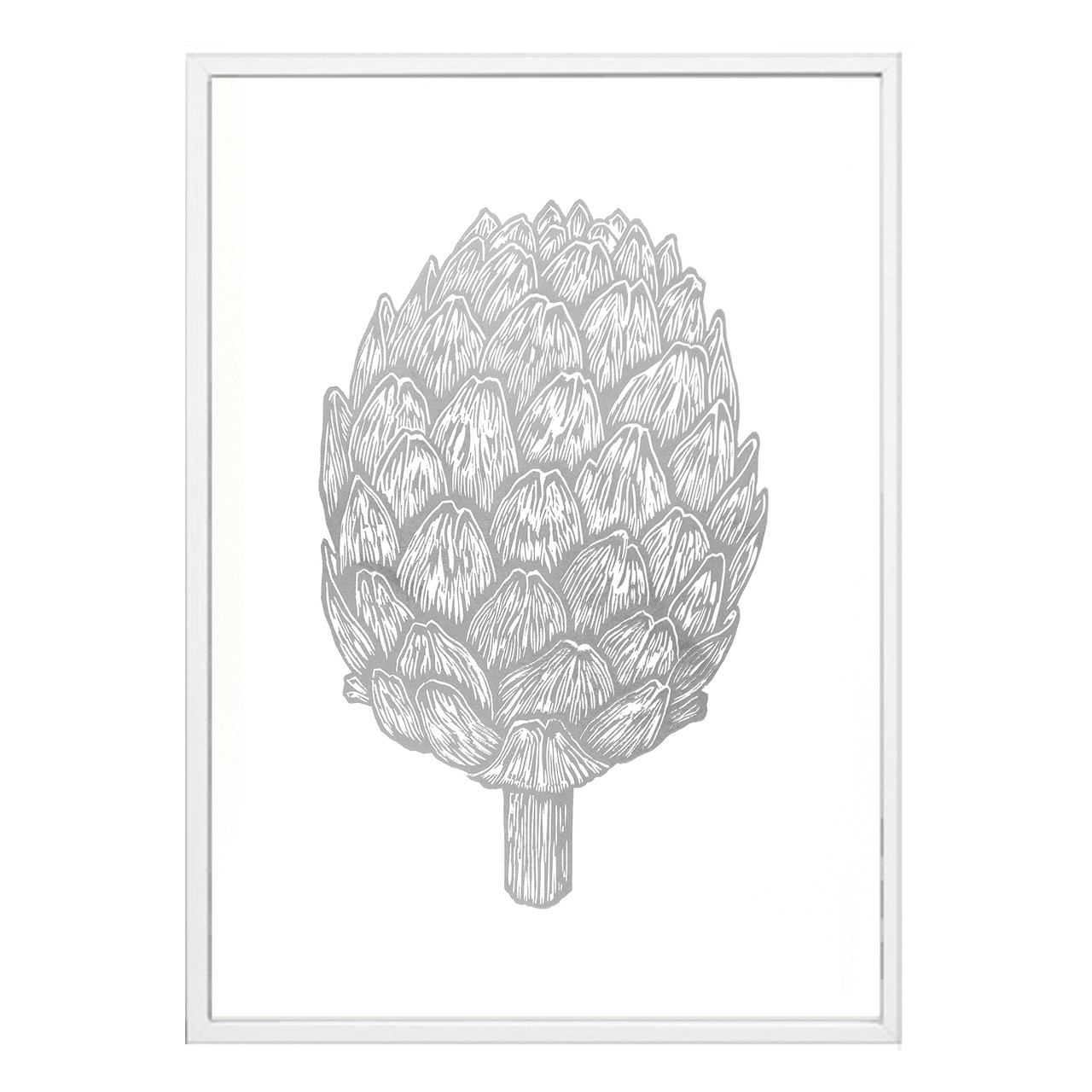 Monika Petersen Artichoke Silver Plakat Gaveideer Til Enhver Anledning