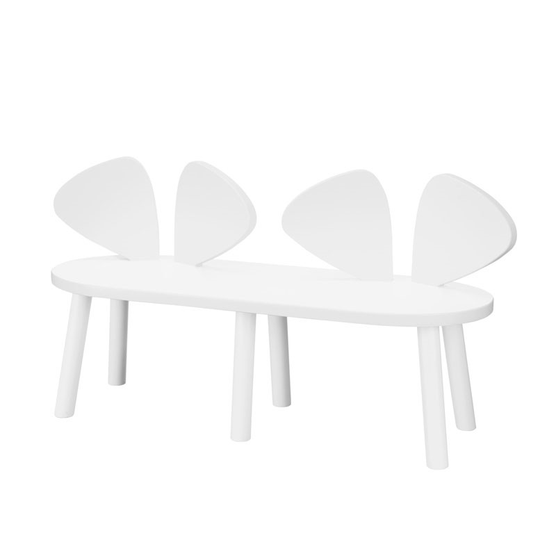 Nofred Mouse Bench 2-5 Years White