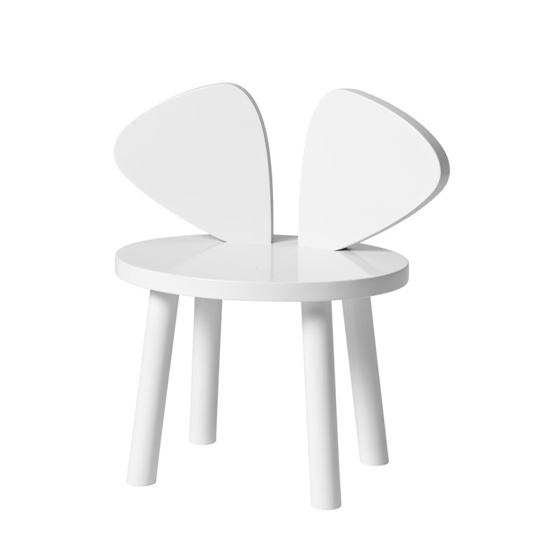 Nofred Nofred Mouse Chair 2-5 Years White Designermøbler Til Hele Hjemmet