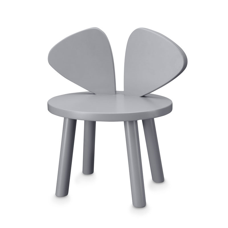 Nofred Nofred Mouse Chair 2-5 Years Grey Designermøbler Til Hele Hjemmet