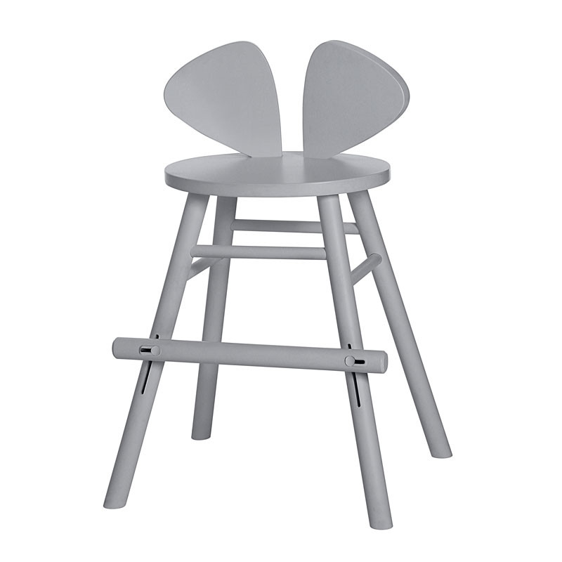 Nofred Mouse Junior High Chair Grey