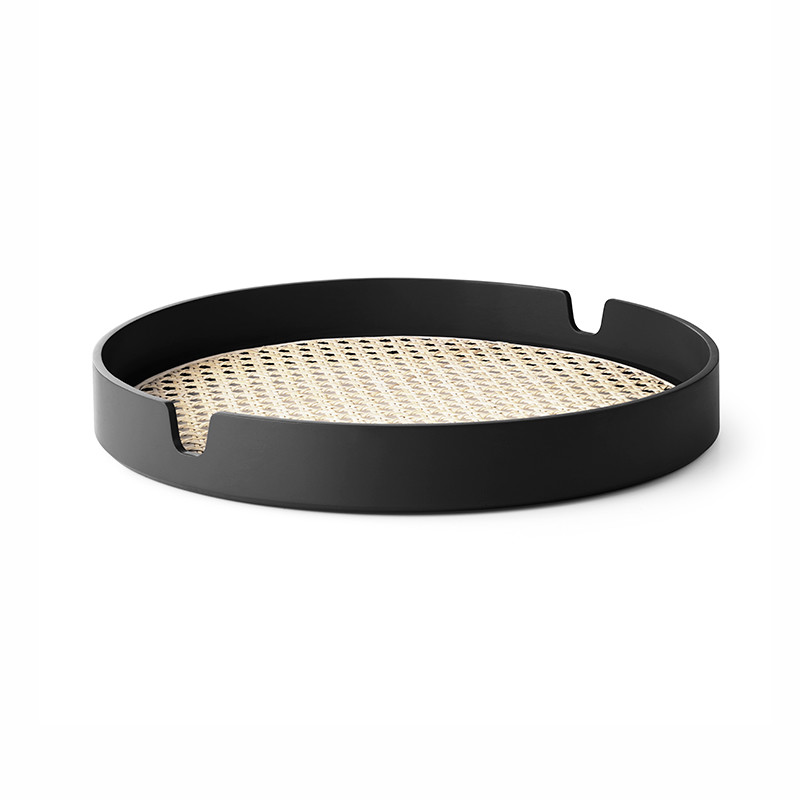 Normann Cph Salon Tray Black Ø 35