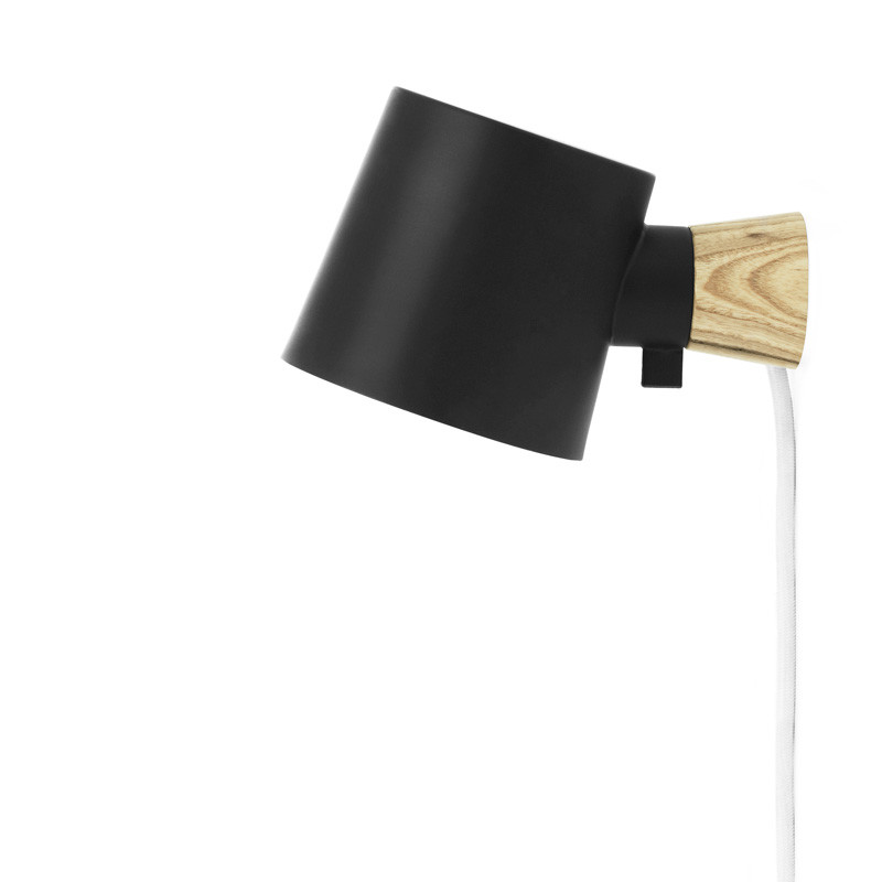 Normann Cph Normann Cph Rise Wall Lamp Black Designerlamper I Høj Kvalitet