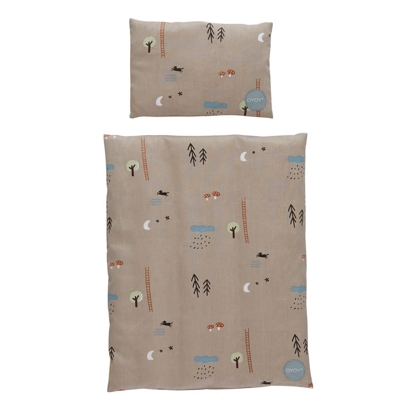 Oyoy Oyoy Happy Forest Bedding Doll Bed Til Børn - Alt Til Børneværelset